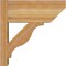 Ekena Millwork Funston Slat Rough Sawn Outlooker, Western Red Cedar, 8"W x 18"D x 18"H OUT08X18X18FST06RWR - alternate 3